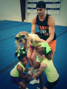 Great body mechanics, coaching & spotting at Stingray All Stars (4-6 year olds) in Marietta, GA